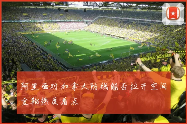 阿里面对加拿大防线能否拉开空间金靴热度看点